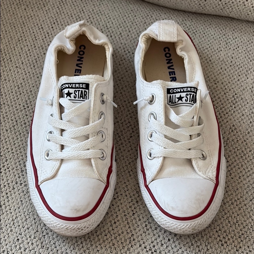 Converse Womans White Sneakers